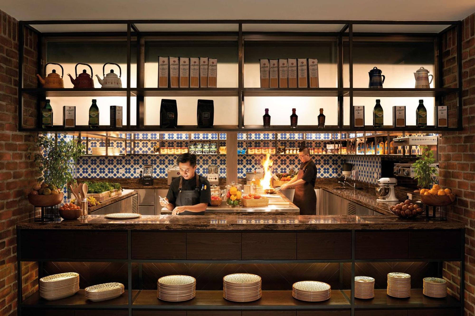 Doubletree By Hilton Shah Alam I-City Exterior foto The kitchen at the restaurant